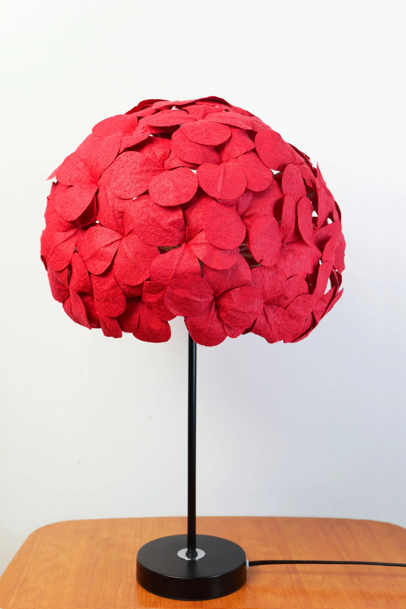 Red Hydrangea Lantern